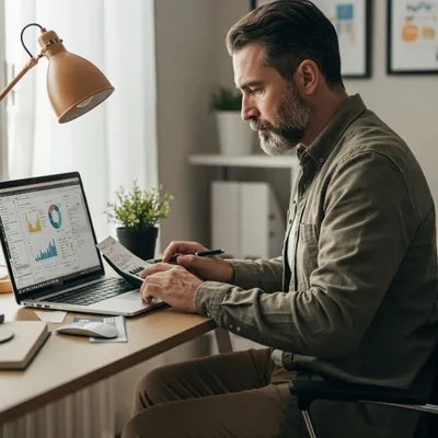 Interfaz de Planny mostrando cálculo de comisiones y pagos